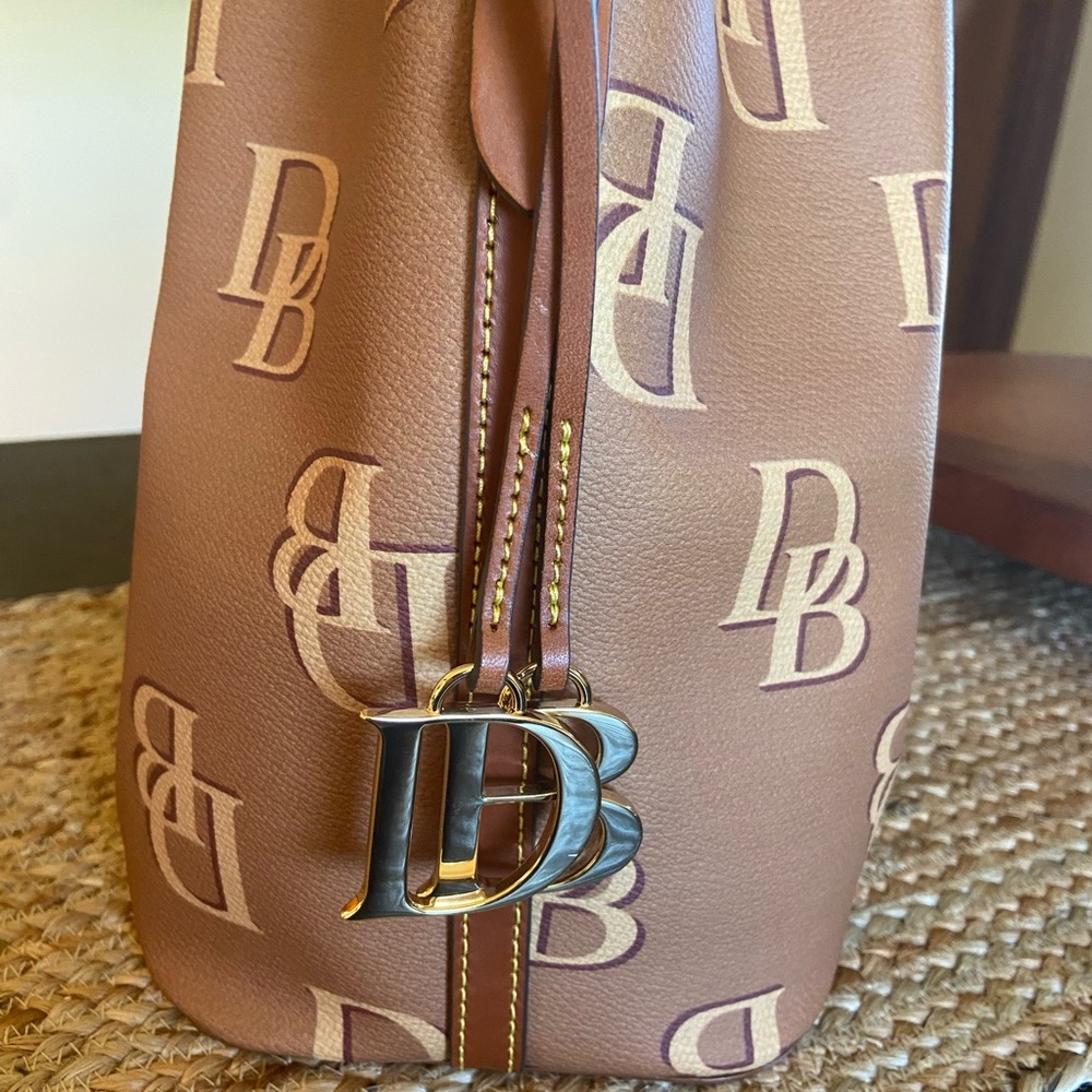 Dooney & Bourke monogram Brenna saddle